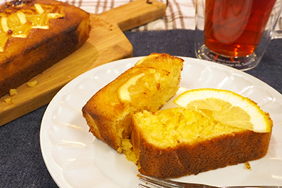 レモンのパウンドケーキの完成