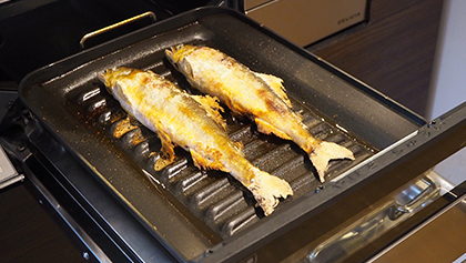 リンナイ RHB71W23L10R5 ココットプレート グリル皿 魚網 よす 魚とって