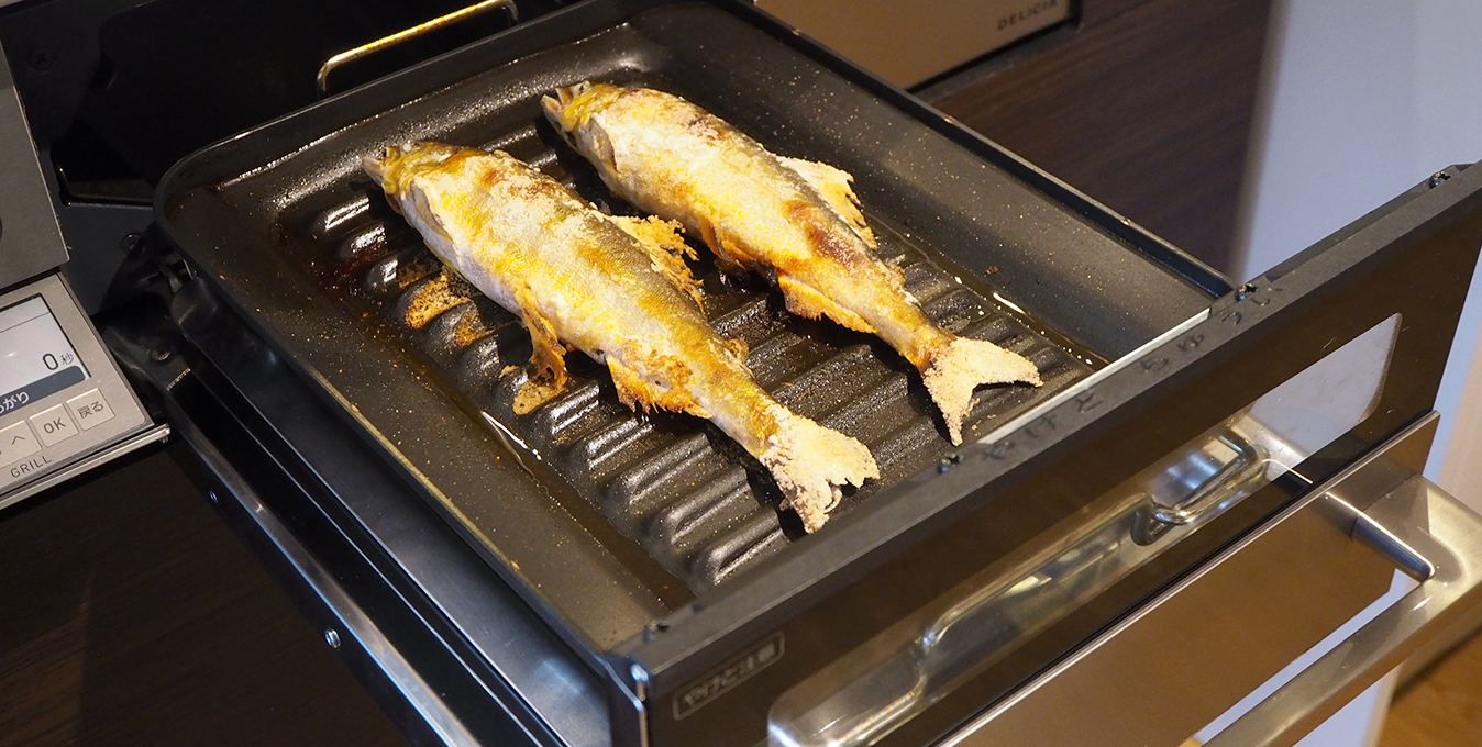 ココットプレートで焼き魚も気軽に