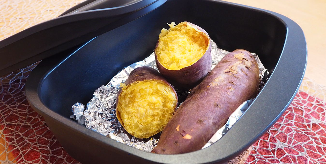 デリシアで焼き芋作り