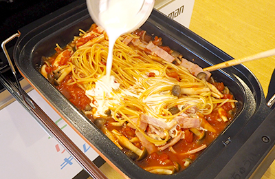 プログレで作る簡単トマトクリームパスタ