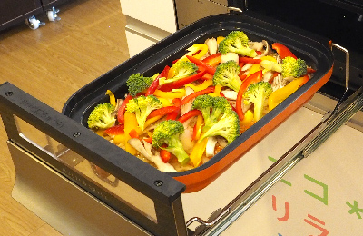 ガスコンロで作るパエリア