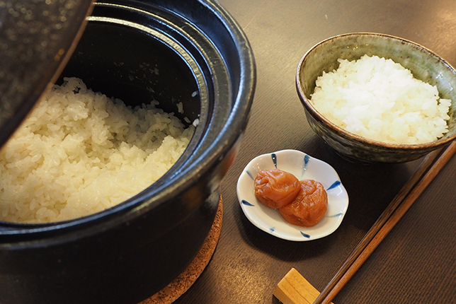 お米の甘さと食感が段違い