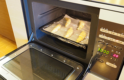 ノーリツガスオーブンで作るあん塩バターサンド
