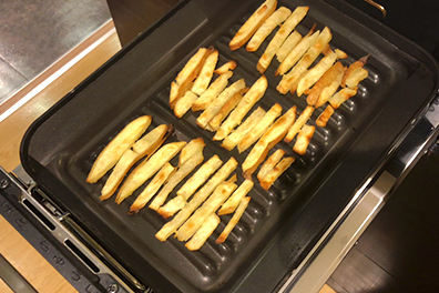 焼けたらノンフライポテトの完成