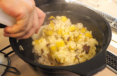 パロマフェイシスで作る秋の定食