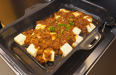 パロマガスコンロで作る四川麻婆豆腐