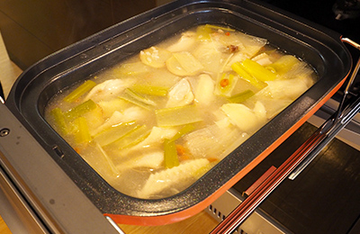 プログレで作る参鶏湯スープ