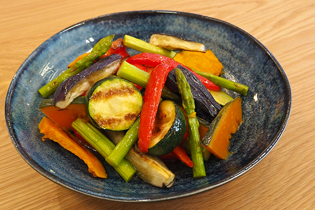 さっぱりおいしい夏野菜の揚げ浸し