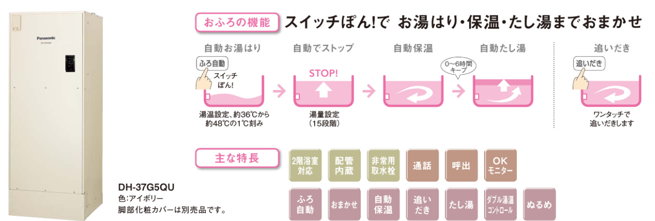 パナソニック電気温水器DH-46G5QUM