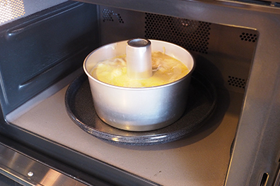 170℃のオーブンで40分加熱する