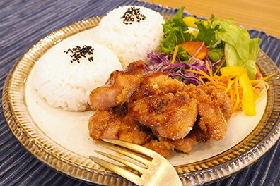 ハワイアンモチコチキンできあがり