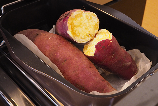 ラ・クックグランポットで焼き芋