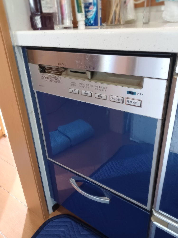 パナソニックのミドルタイプ食洗機M9シリーズ(NP-45MS9S)に交換 食器が 