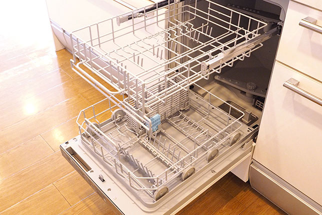 リンナイフロントオープン食洗機