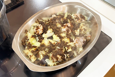 ノーリツオルシェで無水野菜カレー