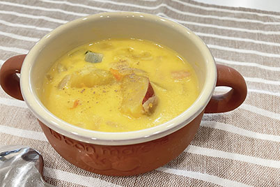 かぼちゃとさつまいものチャウダー