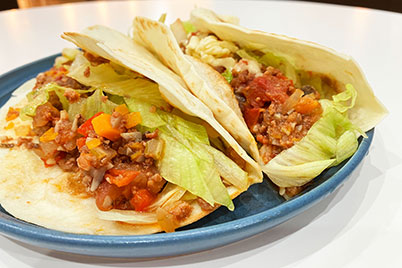 リンナイレジェロで作る万能ミートソースタコス