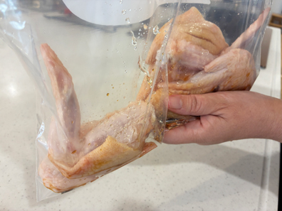 ガスコンロで作る手羽先の燻製