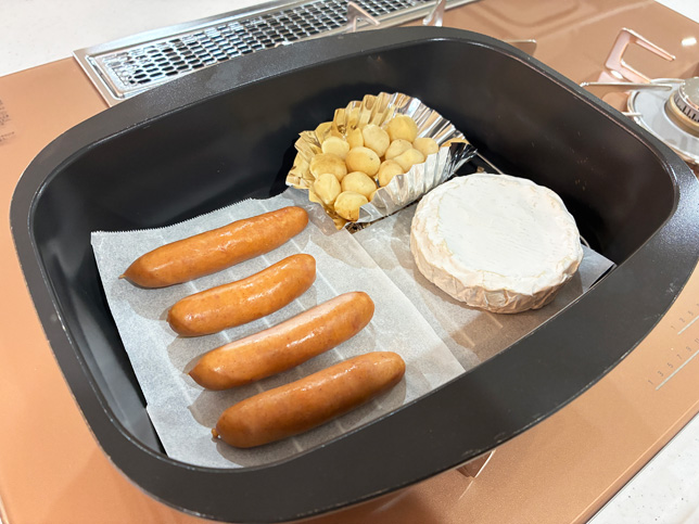 ガスコンロで作るおつまみ燻製