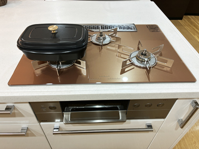 ガスコンロでゆで卵の燻製