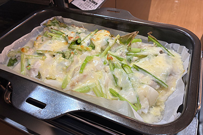 パロマフェイシスグランドタラとかぶのグラタン