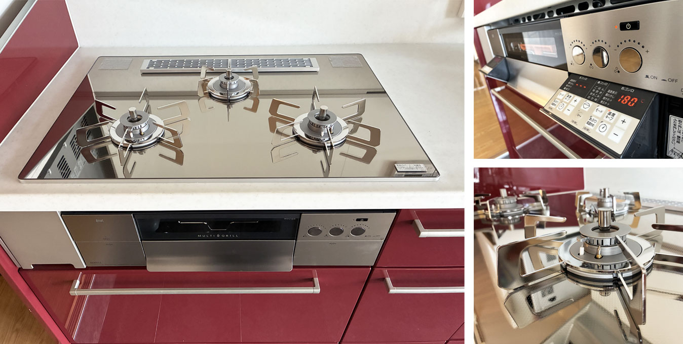 ノーリツプログレ最新モデル展示プラチナシルバーステンレスごとく