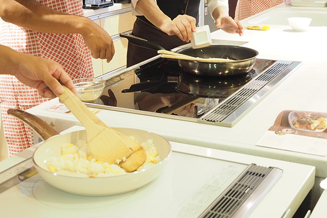 調理体験が可能