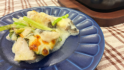 パロマフェイシスグランドタラとかぶのグラタン