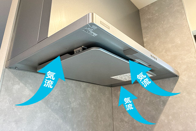 レンジフード汚れ予防