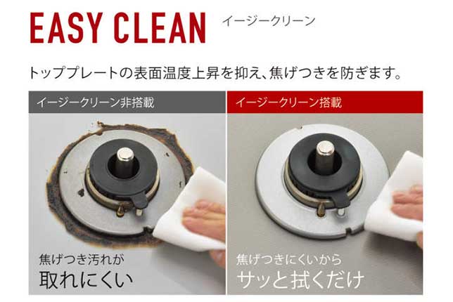 リンナイリッセイージークリーン搭載