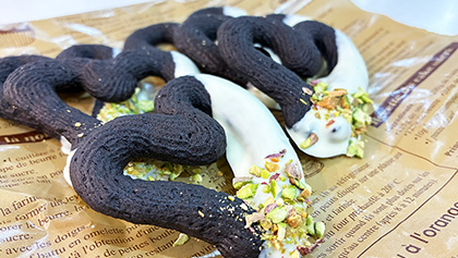 リンナイデリシアで絞り出しチョコクッキー