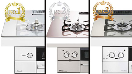 エコカナ2025年ビルトインガスコンロ最新人気ランキング