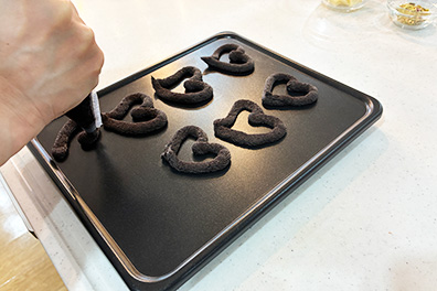 リンナイデリシア絞り出しチョコクッキー