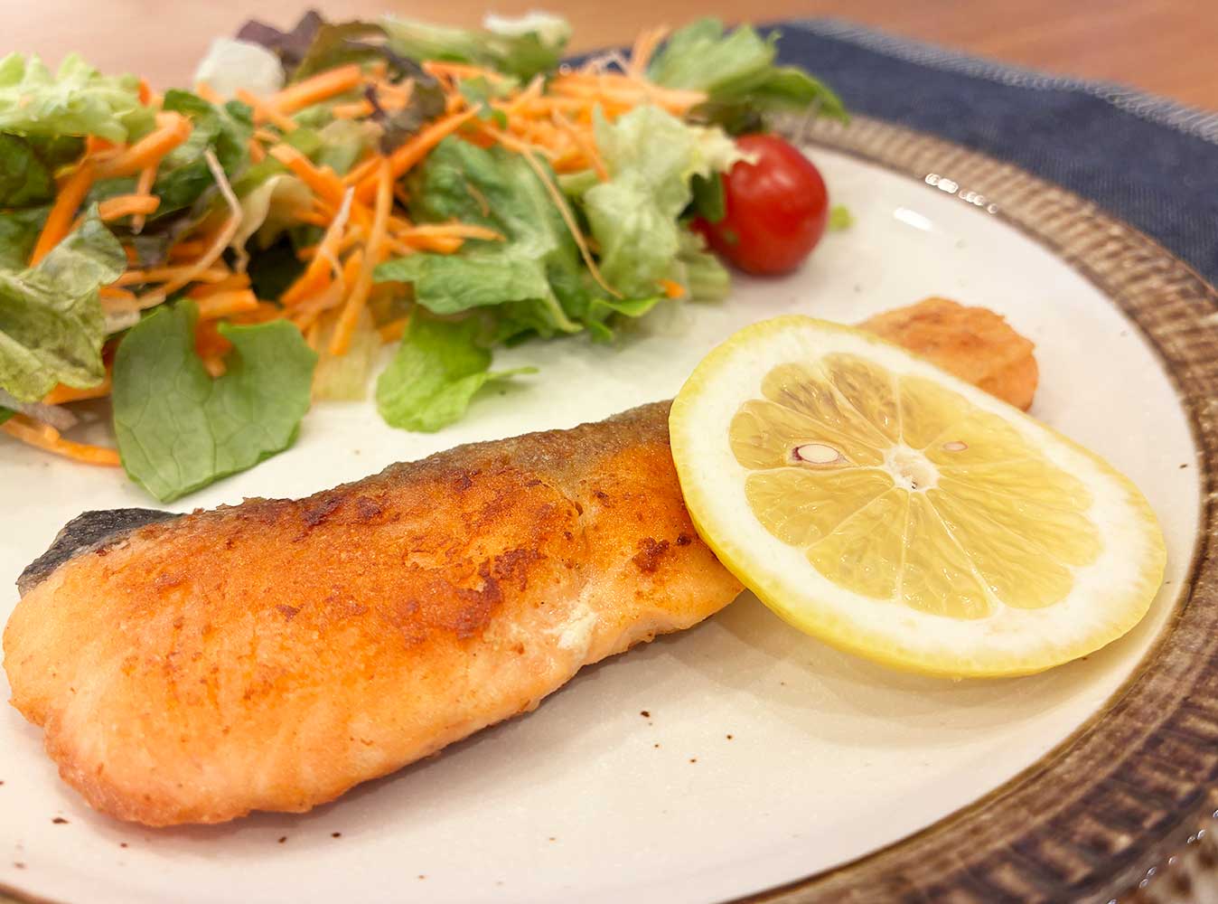 パナソニックIHで作る鮭のムニエル