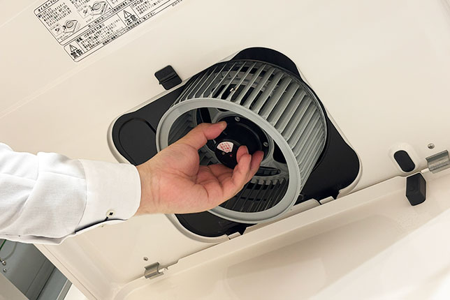 リンナイXGRシリーズワンタッチ着脱ファン