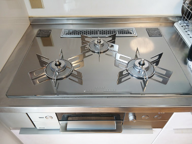 リンナイビルトインガスコンロデリシアプラチナミラー