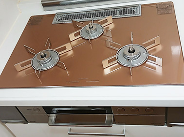 リンナイビルトインガスコンロデリシアスパークリングカッパー