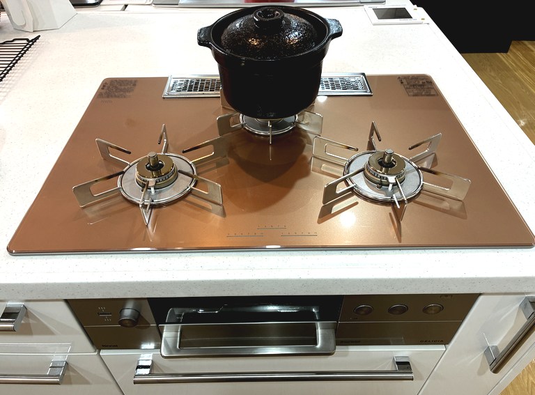 ビルトインガスコンロリンナイデリシア