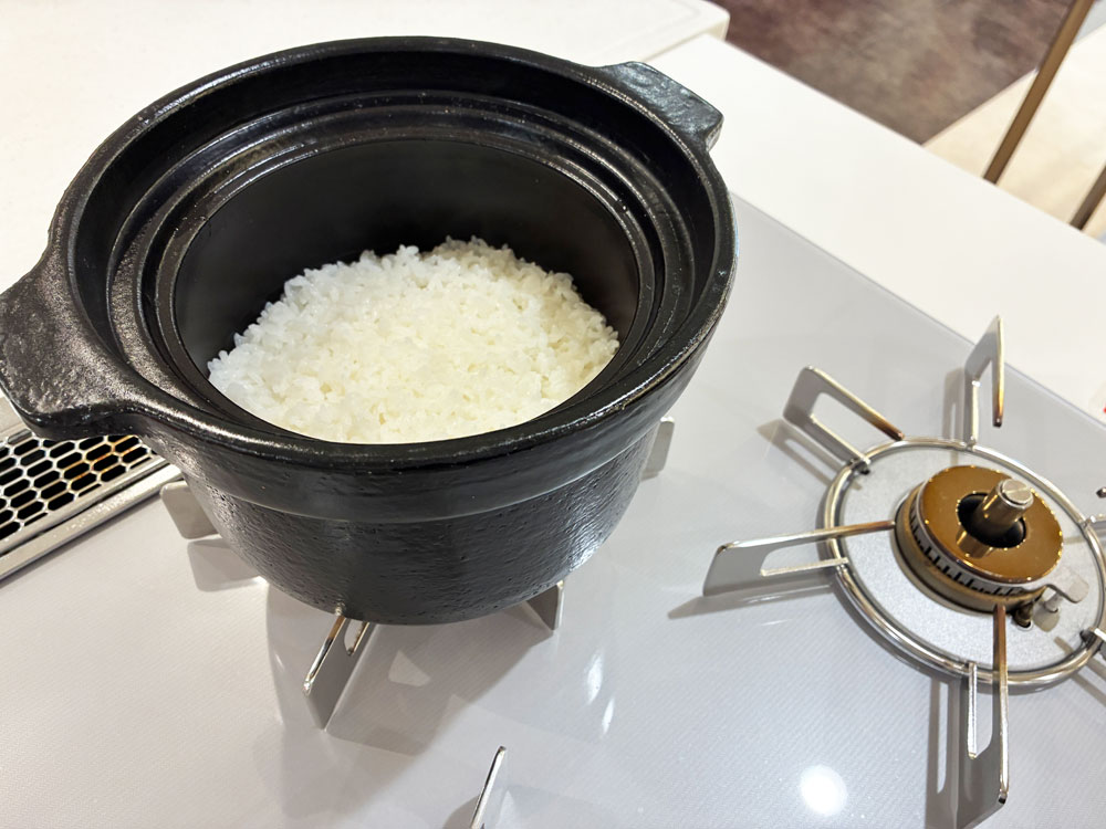 リンナイデリシアで炊飯