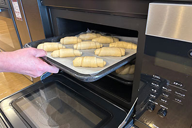 リンナイの電子コンベック「S15シリーズ」（RSR-S15E-ST）で作る「バターロール」