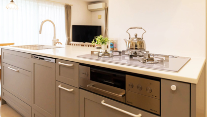 おしゃれなガスコンロ