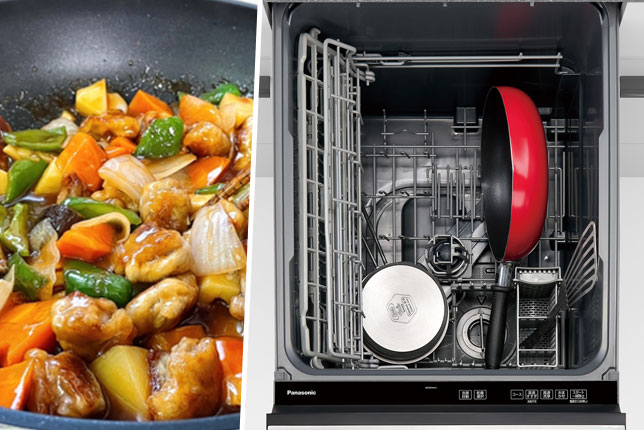 B1シリーズ高速洗浄コースなら最短約15分で食器洗浄完了