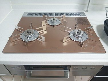 リンナイビルトインガスコンロデリシアスパークリングカッパー