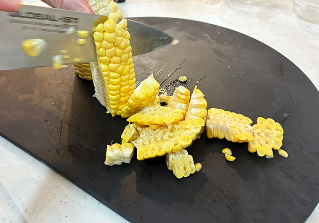 パロマウィズナで作るとうもろこしとバターの炊き込みごはん