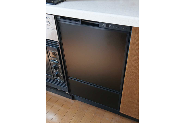リンナイフロントオープン食洗機施工事例