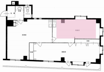 リフォーム前事務所の図面