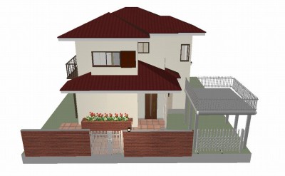 外観のイメージ3Dパース