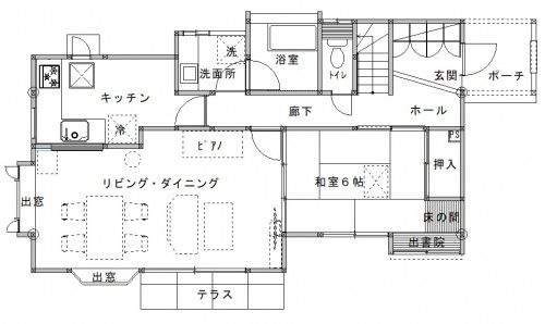 横浜市磯子区の一戸建てリノベーション前図面