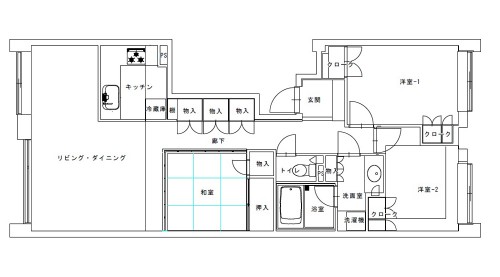 マンションリノベーション図面